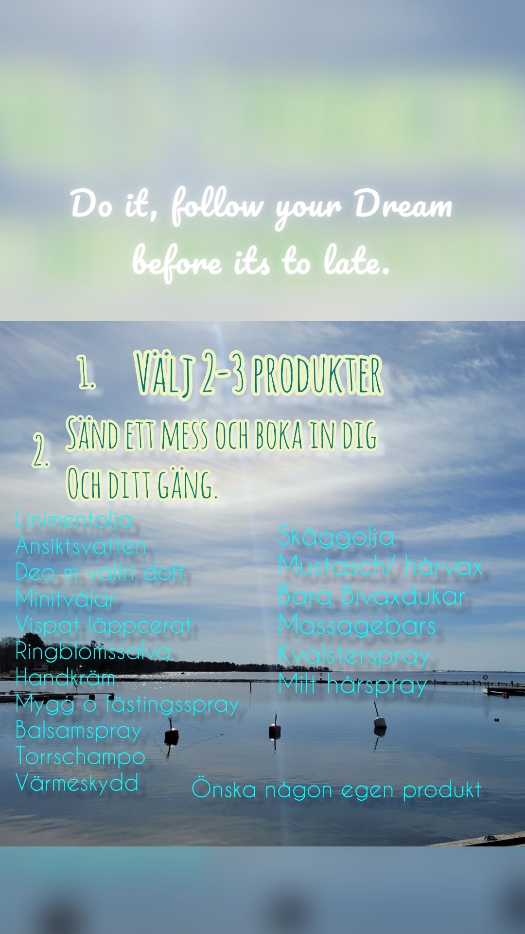 Do it, follow your Dream before its to late.